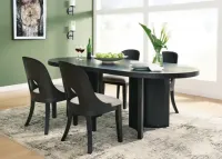 Rowanbeck Dining Table and 4 Chairs – Image 1