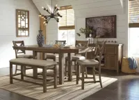Moriville Dining Table and 6 Chairs – Image 2