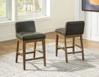 Cabalynn Counter Height Dining Table and 6 Barstools – Image 3