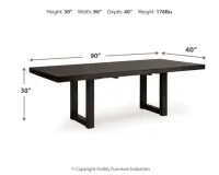 Neymorton Dining Table and 8 Chairs – Image 4