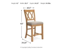 Havonplane Counter Height Dining Table and 8 Barstools – Image 4