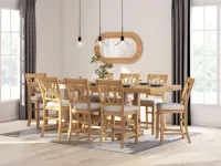 Havonplane Counter Height Dining Table and 8 Barstools – Image 2