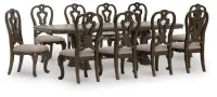 Maylee Dining Table and 10 Chairs – Image 1