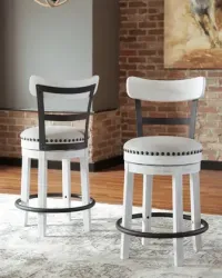 Valebeck Counter Height Dining Table and 2 Barstools – Image 3