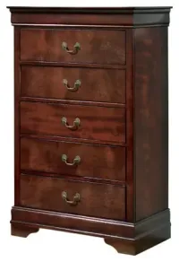 Alisdair Queen Sleigh Bed with Mirrored Dresser, Chest and Nightstand – Image 4