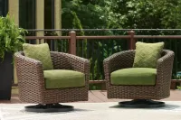 Horizon Hall Swivel Lounge w/ Cushion – Image 1