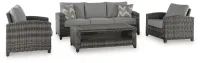 Oasis Court Sofa/Chairs/Table Set (4/CN) – Image 3
