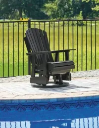 Hyland Wave Swivel Glider Chair – Image 1