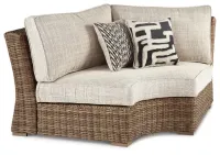 Beachcroft Curved Corner Chair w/Cushion – Image 1