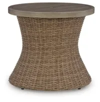 Laguna Heights Round End Table w/UMB OPT – Image 2