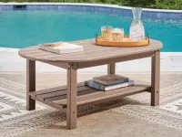 Grover Beach Oval Cocktail Table – Image 1