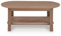 Grover Beach Oval Cocktail Table – Image 4