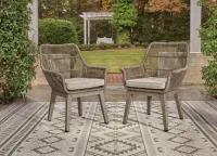 Beach Front Arm Chair With Cushion (2/CN) – Image 1