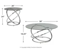 Hollynyx Occasional Table Set (3/CN) – Image 4