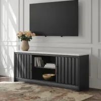 Cadmori XL TV Stand w/Fireplace Option – Image 1