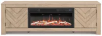 Cayboni 71" TV Stand with Electric Fireplace – Image 3