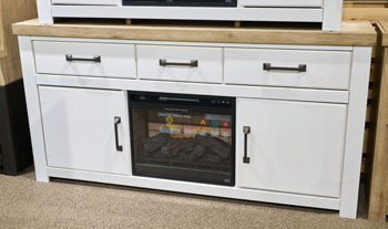 Savonport XL TV Stand w/Fireplace Option – Image 1