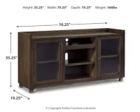 Starmore XL TV Stand w/Fireplace Option – Image 3