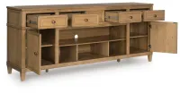 Sharlance XL TV Stand w/Fireplace Option – Image 3