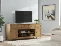 Sharlance XL TV Stand w/Fireplace Option – Image 1