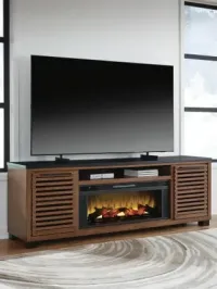 Kallari 84" TV Stand with Electric Fireplace – Image 2