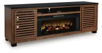 Kallari 84" TV Stand with Electric Fireplace – Image 3