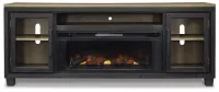 Foyland 83" TV Stand with Electric Fireplace – Image 4