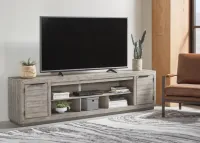 Naydell XL TV Stand w/Fireplace Option – Image 1