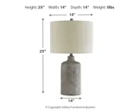Linus Ceramic Table Lamp (1/CN) – Image 3
