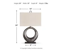Saria Metal Table Lamp (1/CN) – Image 4