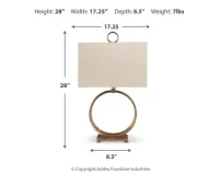 Mahala Metal Table Lamp (1/CN) – Image 4