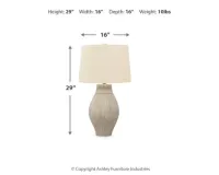Layal Paper Table Lamp (1/CN) – Image 4