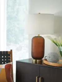 Farberman Glass Table Lamp (1/CN) – Image 1