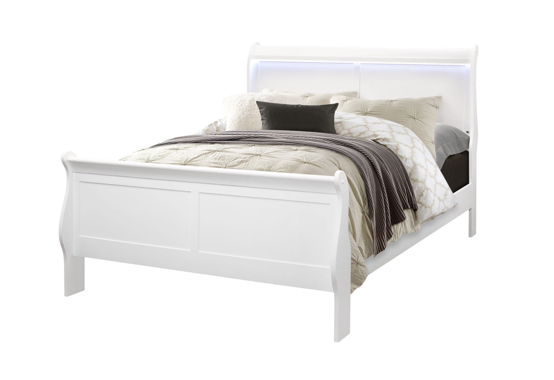  FULL BED ROOM SET WITH LED – Image 2