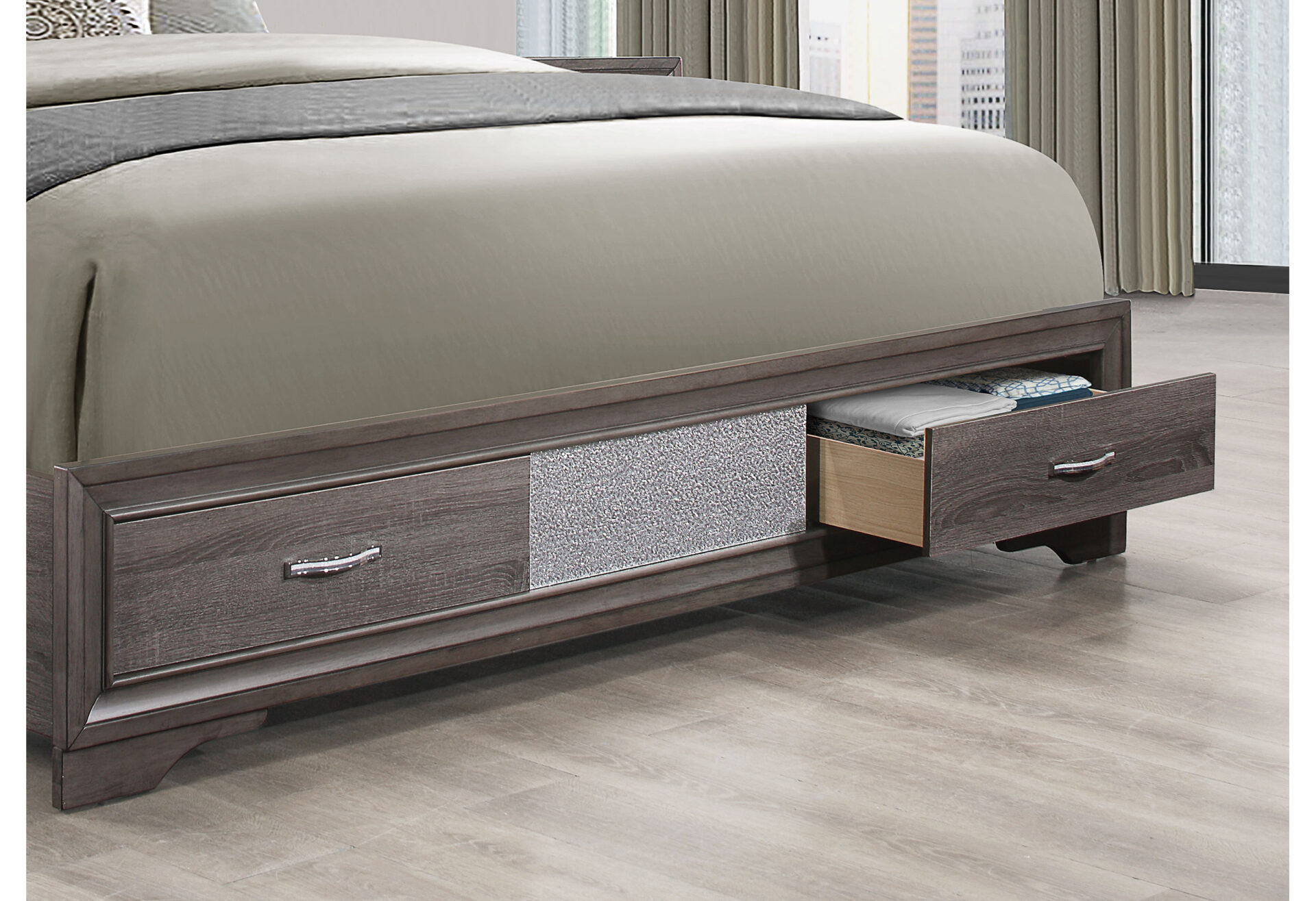  GREY KING BED ROOM SET – Image 3