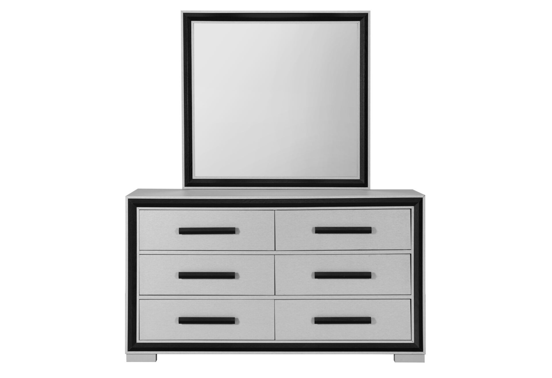 AMELIA GREY BLACK FULL BED ROOM SET W/LED – Image 3