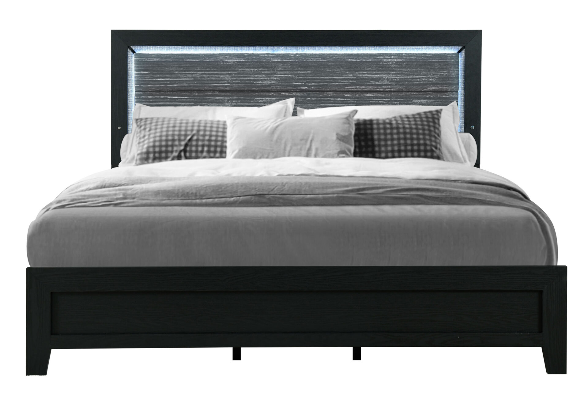REID BLACK FULL BED ROOM SET – Image 2