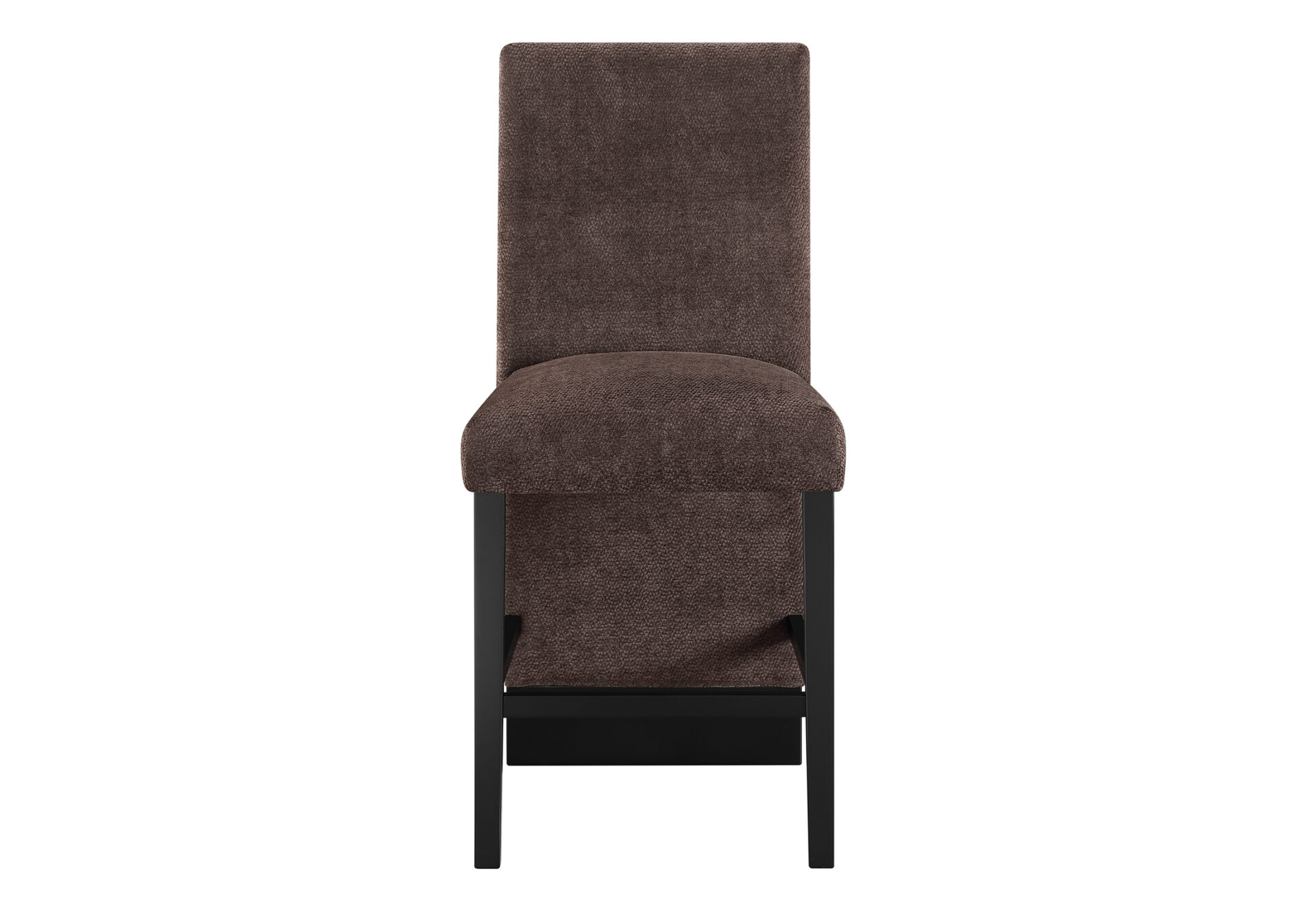 BAR TABLE AND 4 BROWN BAR STOOLS – Image 2