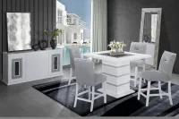 MONACO WHITE BAR TABLE + MONACO BS-N – Image 1