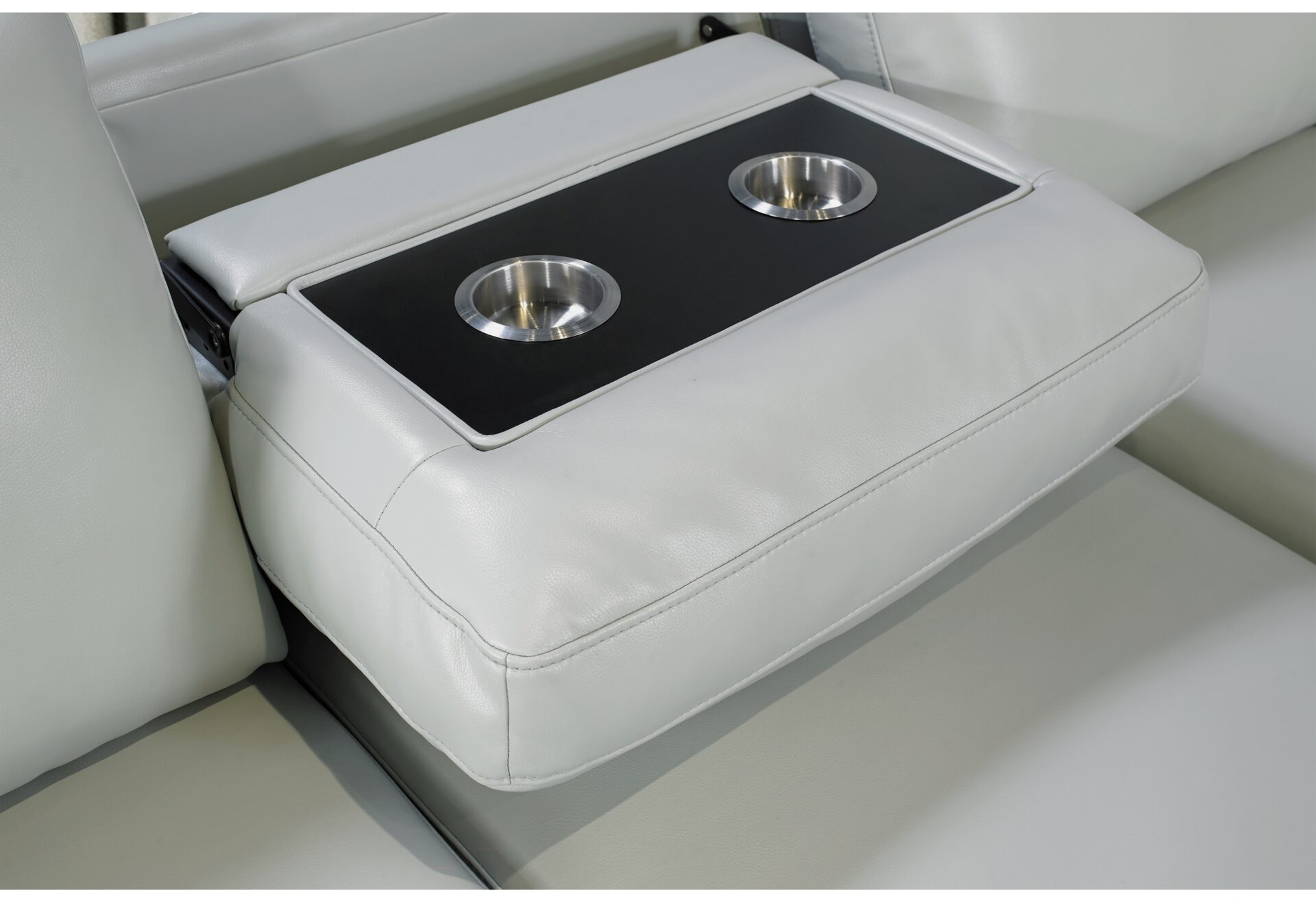 BLANCHE SILVER PULL OUT SOFA LIVING ROOM BED – Image 3
