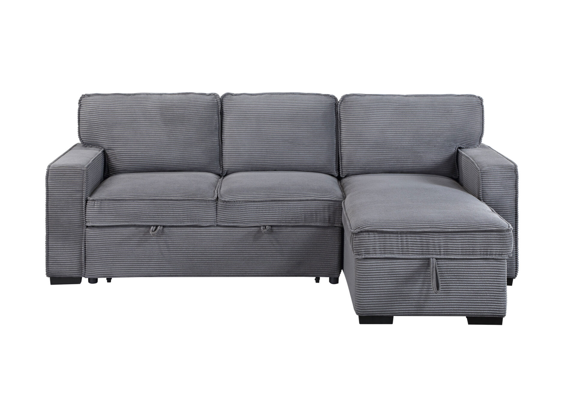 LIGHT GREY REVERSIBLE SOFA BED – Image 4