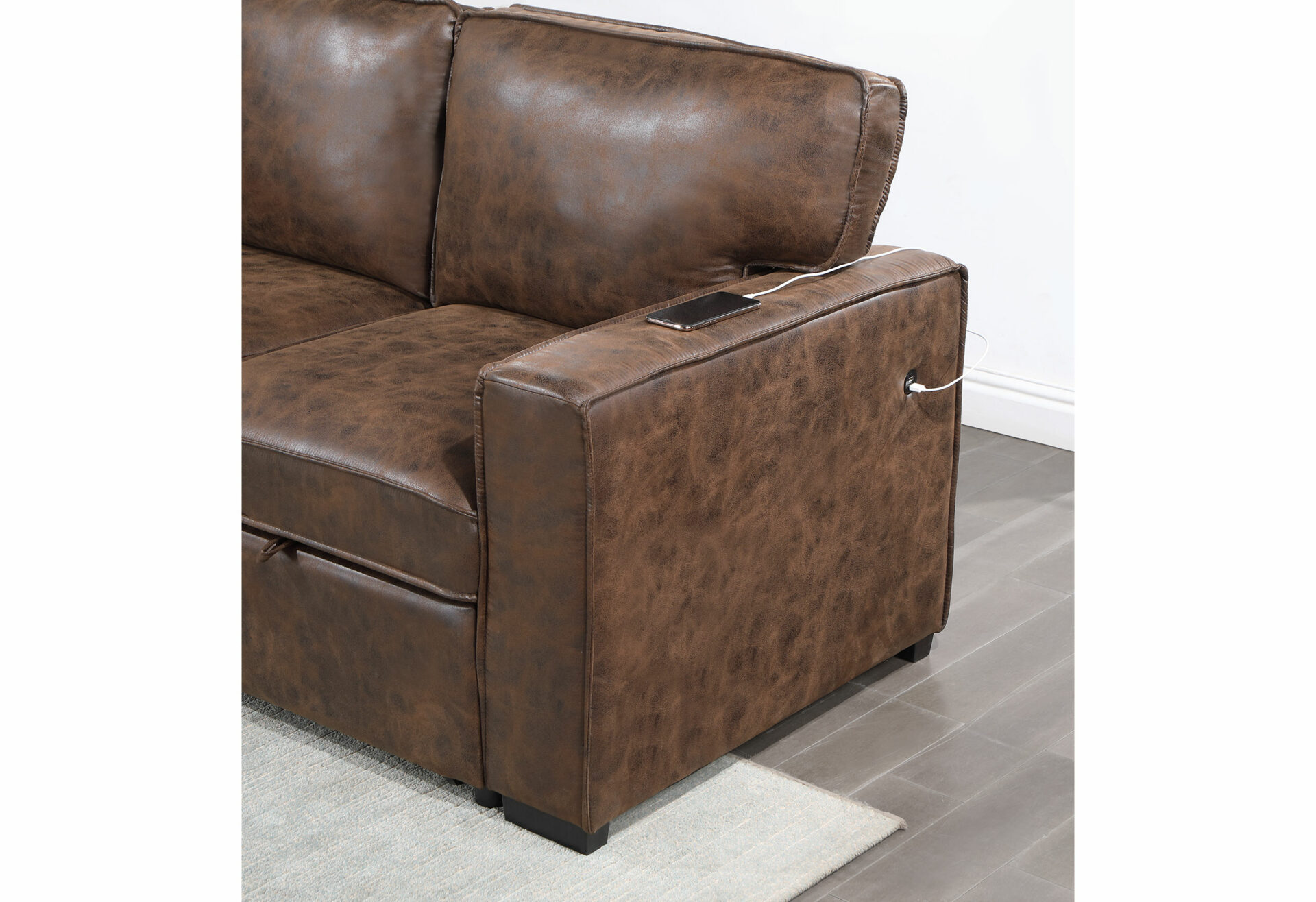 COFFEE REVERSIBLE PULL OUT SOFA BED – Image 4