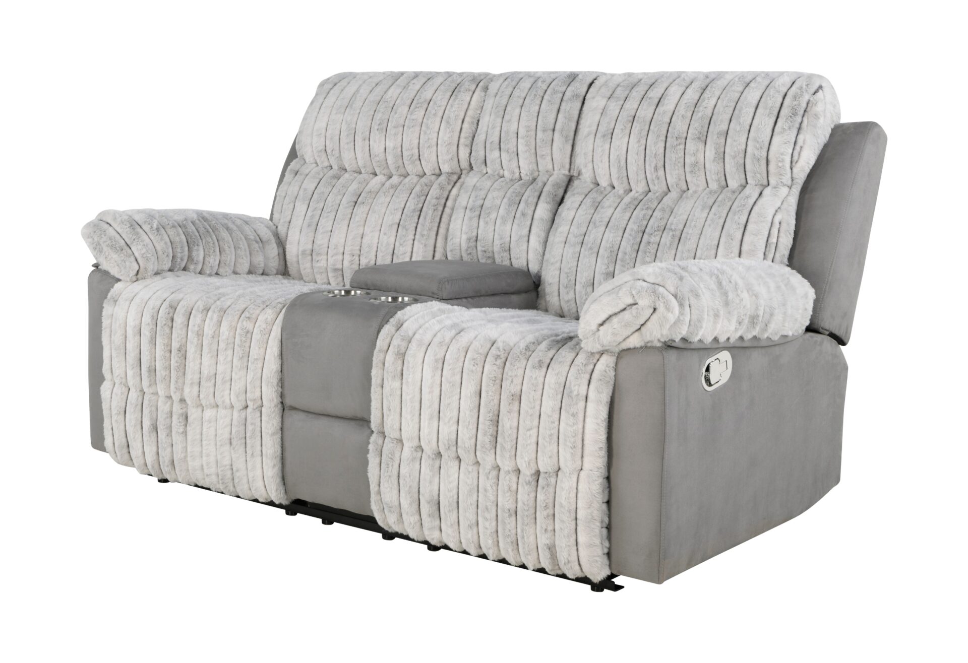 REY CONSOLE RECLINING LOVESEAT – Image 1