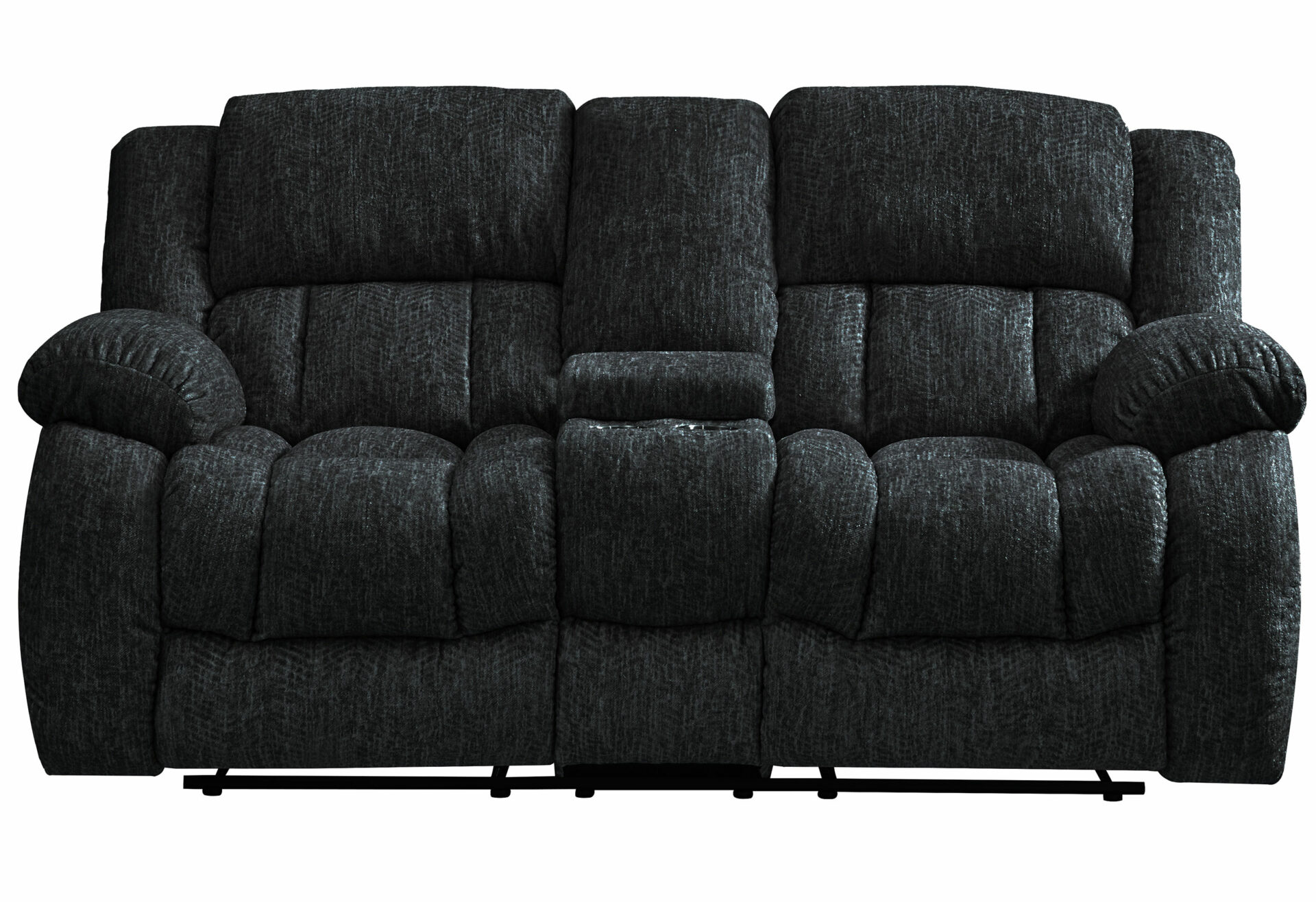 EBONY CONSOLE RECLINING SOFA AND LOVESEAT – Image 2