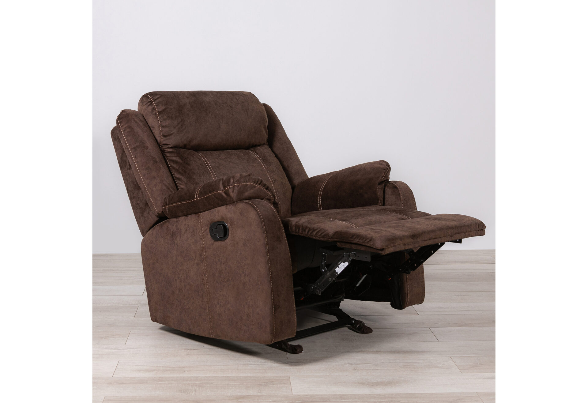 Modern Leather Reclining Living Room Set – Image 2