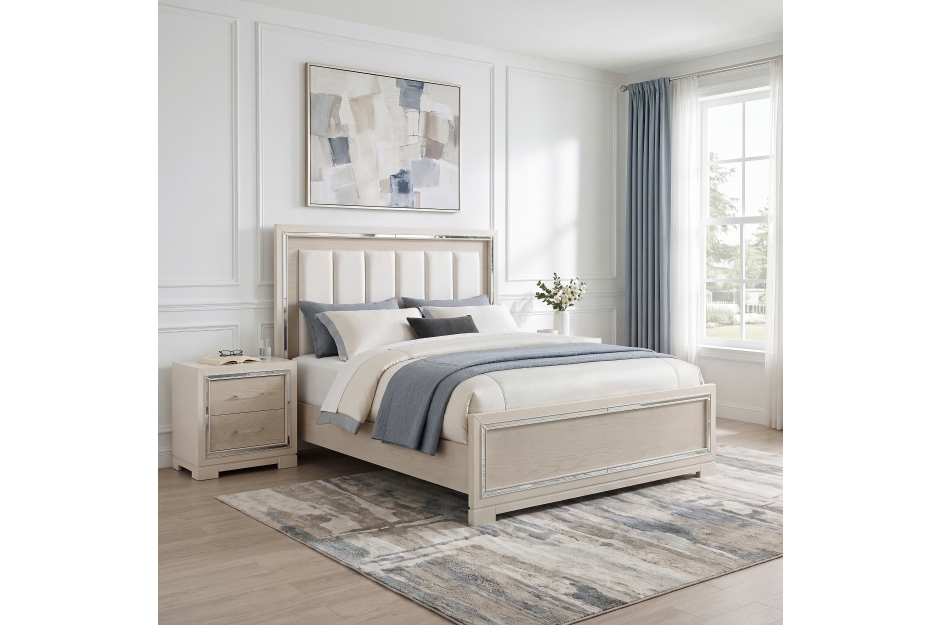 Alabaster Queen Bedroom Set Collection – Image 2