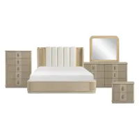 Ribbon Queen Bedroom Set Collection – Image 4