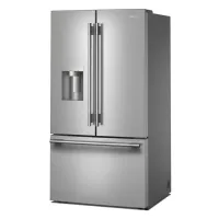KitchenAid - 36 in. Wide 30 cu. ft. French Door Refrigerator with Exterior Water and Ice - Stainless Steel – Image 1