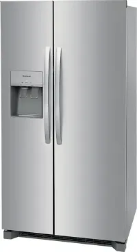 Frigidaire - 36 in. Wide 25.6 Cu. Ft. Side-by-Side Refrigerator - Stainless Steel – Image 2
