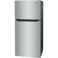 Frigidaire - 30 in. Wide 20 Cu. Ft. Garage Ready Top-Freezer Refrigerator - Stainless Steel – Image 1